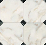 WM24016 - Tile: Black Diamond Marble, 1/24, 1 Piece