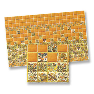 WM24025 - 1/2 Inch Scale Wall Tiles, 1 Piece