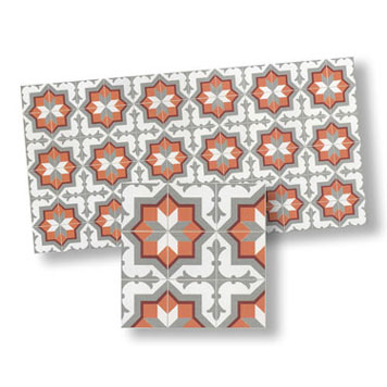 WM34117 - Mosaic Floor Tiles, 1 Piece