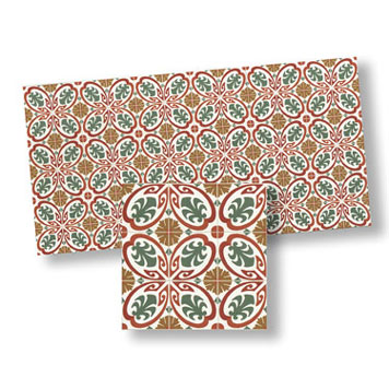 WM34120 - Mosaic Floor Tiles, 1 Piece