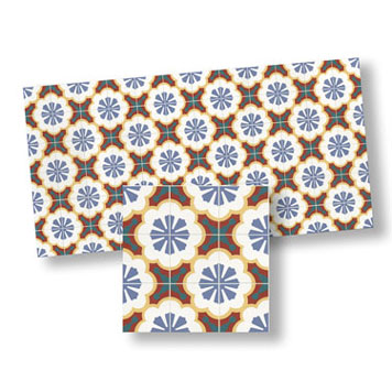 WM34121 - Mosaic Floor Tiles, 1 Piece