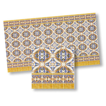 WM34303 - Mediterranean Tiles, 1 Piece