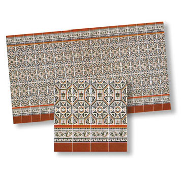 WM34305 - Mediterranean Tiles, 1 Piece