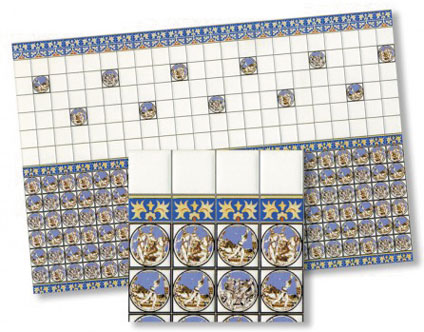 WM34424 - Victorian Tiles, 1 Piece