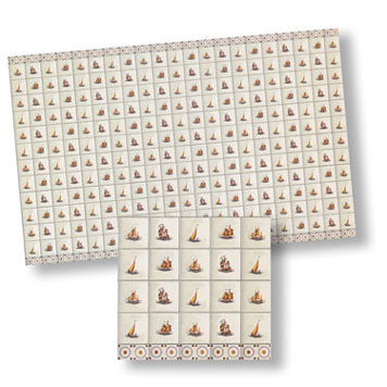 WM34440 - Delft Tiles, 1 Piece