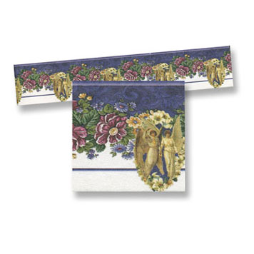 WM34591 - Floral Wallpaper Border, 1 Piece