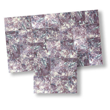 WM34727 - Tile: Lilac Marble, 1 Piece