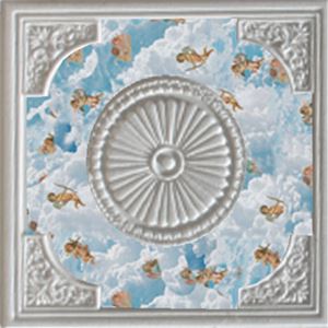 WM34928 - Policard Square Ceiling with Angels, 1 Piece