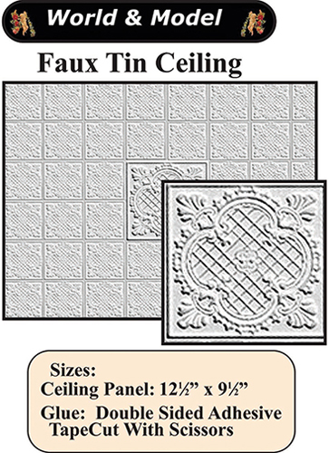 WM34946 - Faux Tin Ceiling Panel, 1 Piece