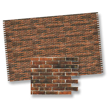 WM34978 - Dk Brick Wall Material, 1 Piece