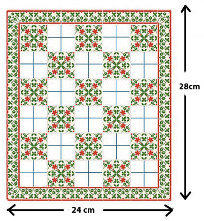 WM35177 - Floor Tiles Kit 9-1/2 X 11