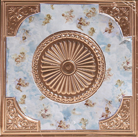 WM36311 - Copper Square Ceiling with Angel