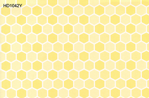 WN1042Y - Yellow Multi-Tone Hexagon Paper 11X17