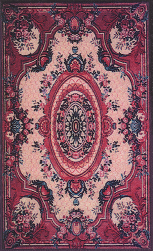 WN1145 - Floral Aubusson Printed Rug, 4.25X7.25