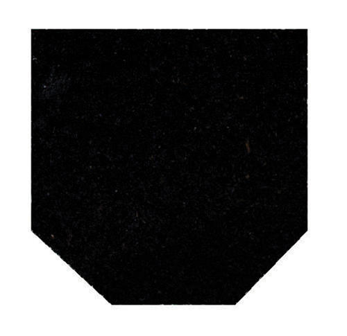 WN3 - Black Hexagon Asphalt Shingles, 1 Square Foot