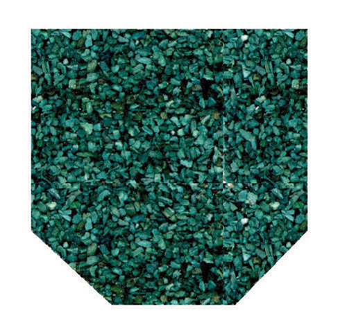 WN331 - Teal Green Hexagon Asphalt Shingles, 1 Square Foot