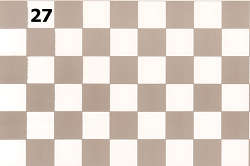 WN27 - Tile Floor: Taupe &amp; White, 1/2 Inch Square