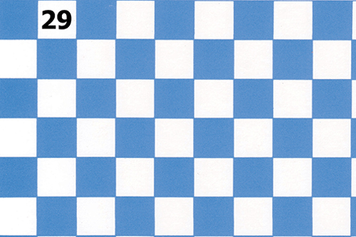WN29 - Tile Floor: Cadet Blue &amp; White, 1/2 In Squares