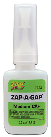 ZA500 - Pt-03: 1/2 Oz. Zap-A-Gap Ca+, 1 pc