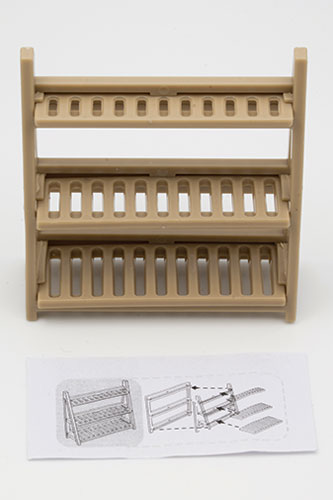 ART336 - Tiny Miniature 3 Tier Ladder Shelf, KIT (Assembly Required)