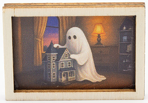ART441 - Picture In Frame: Ghost with Dollhouse