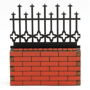 AS172B - Brick Fence Section, Widow, 3 Inches