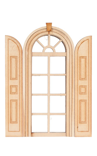 AS2173 - Fancy 4/4 Window with Shutters