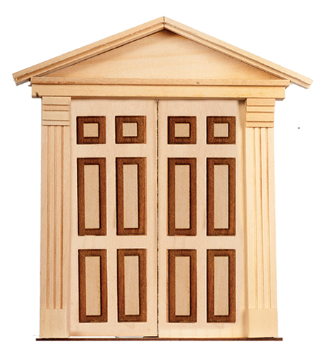 AS2309DD - 6 Raised Panels Double Door