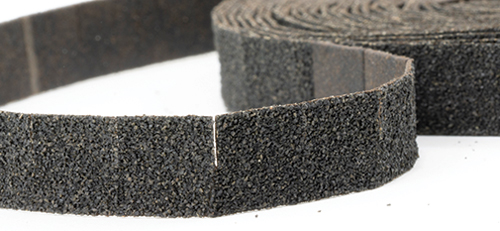 AS4001HS - Black Square Asphalt Shingles, 1/2 Inch Scale