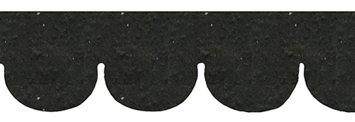 AS4006F - Plain Fishscale Asphalt Shingles, 157 Square Inches
