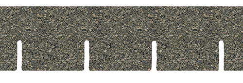 AS4008 - Grayblend Square Asphalt Shingles, 157 Square Inches