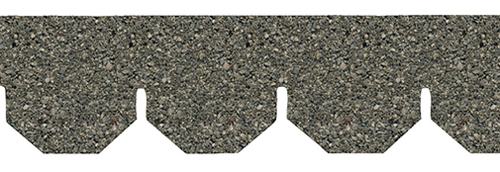 AS4008H - Grayblend Hexagon Asphalt Shingles, 157 Square Inches