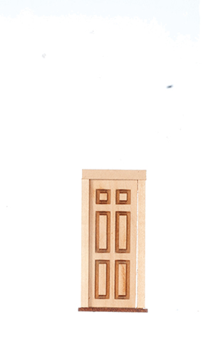 AS457HS - Interior Door, 6 Raised Panels, 1/2 Inch Scale