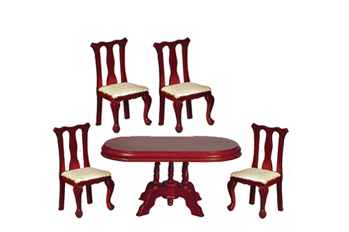 AZ03602 - Table Set/5/Mahogany