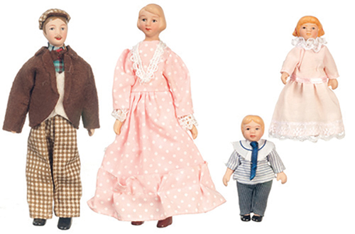 AZ06816 - Discontinued: Porcelain Doll Family/4