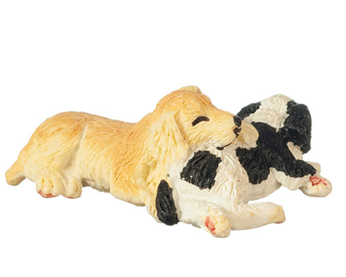 AZA6041 - Sleeping Puppy Pair