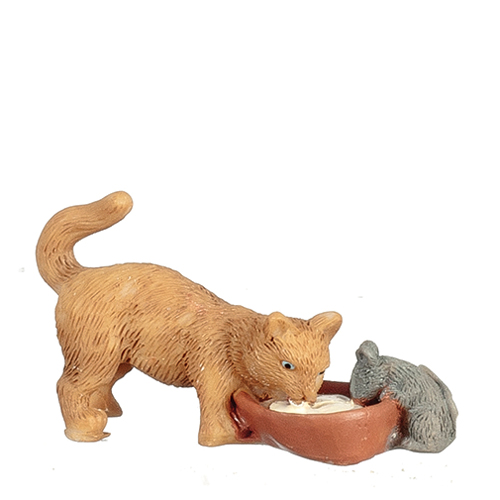 AZB0028 - Cat, Mouse, Milk
