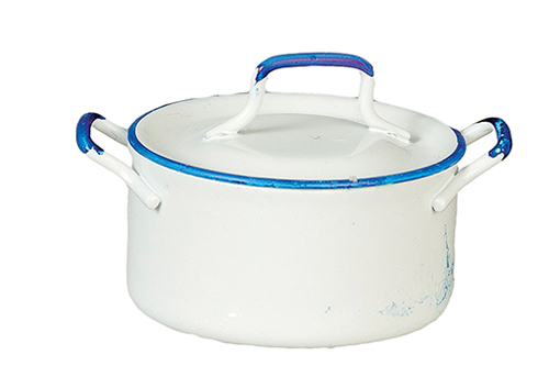 AZB0202 - White Pot With 2 Handles