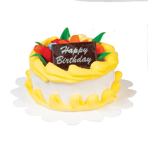 AZB0263 - Birthday Cake, Yellow