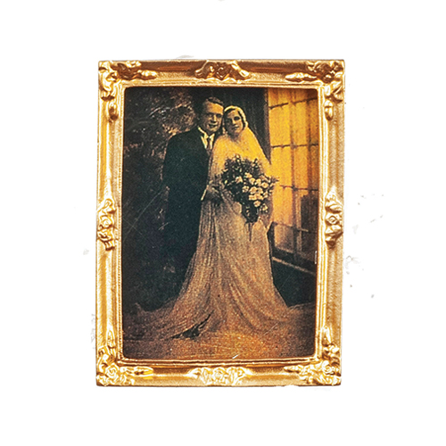 AZB0275 - Goldtone Wedding Picture
