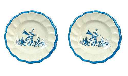 AZB1632 - .Blue Delft Plates/2