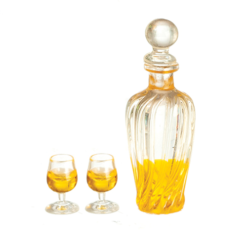 AZB3221 - Whiskey Decanter Set/3