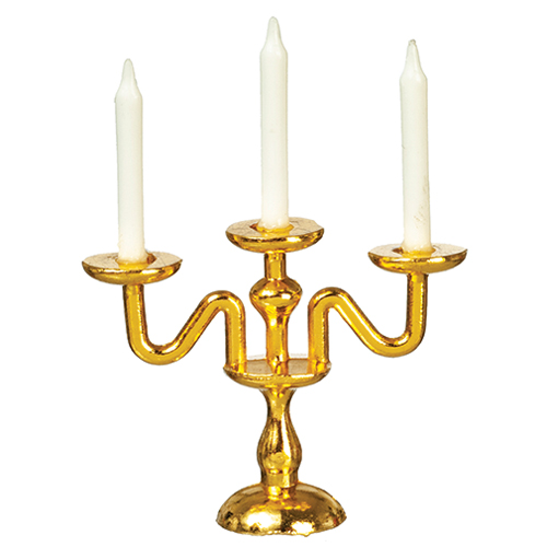 AZB3286 - 3-Arm Candelabra/Gold