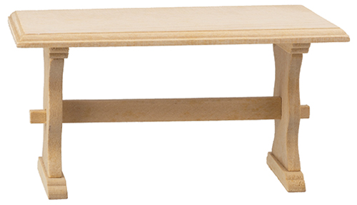AZB6712 - Trestle Table/Unfinished