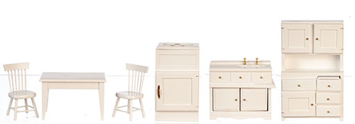 AZD0146 - Kitchen Set/6/White/Cb