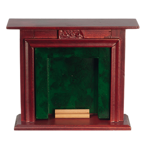 AZD1117 - Fireplace, Mahogany