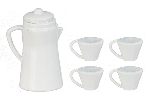 AZD2791 - White Coffee Set, 5