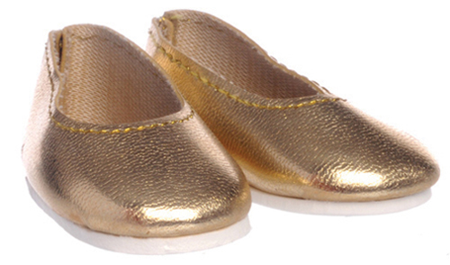 AZDD101SGL - Gold Ballet Slippers/18In