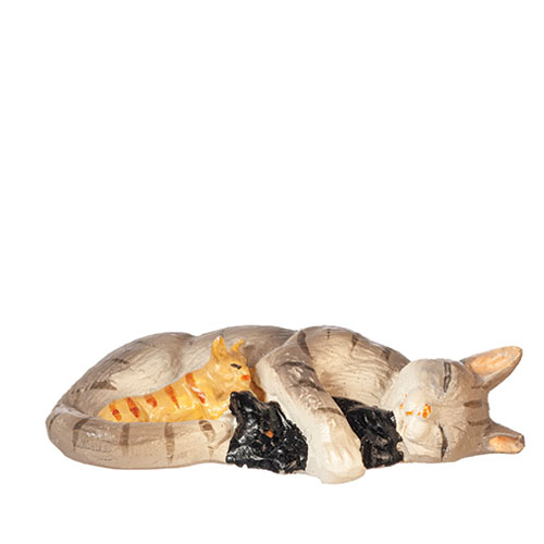 AZE0150 - Cat W/Kittens/Gray