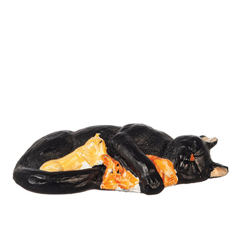 AZE0155 - Cat W/Kittens/Black